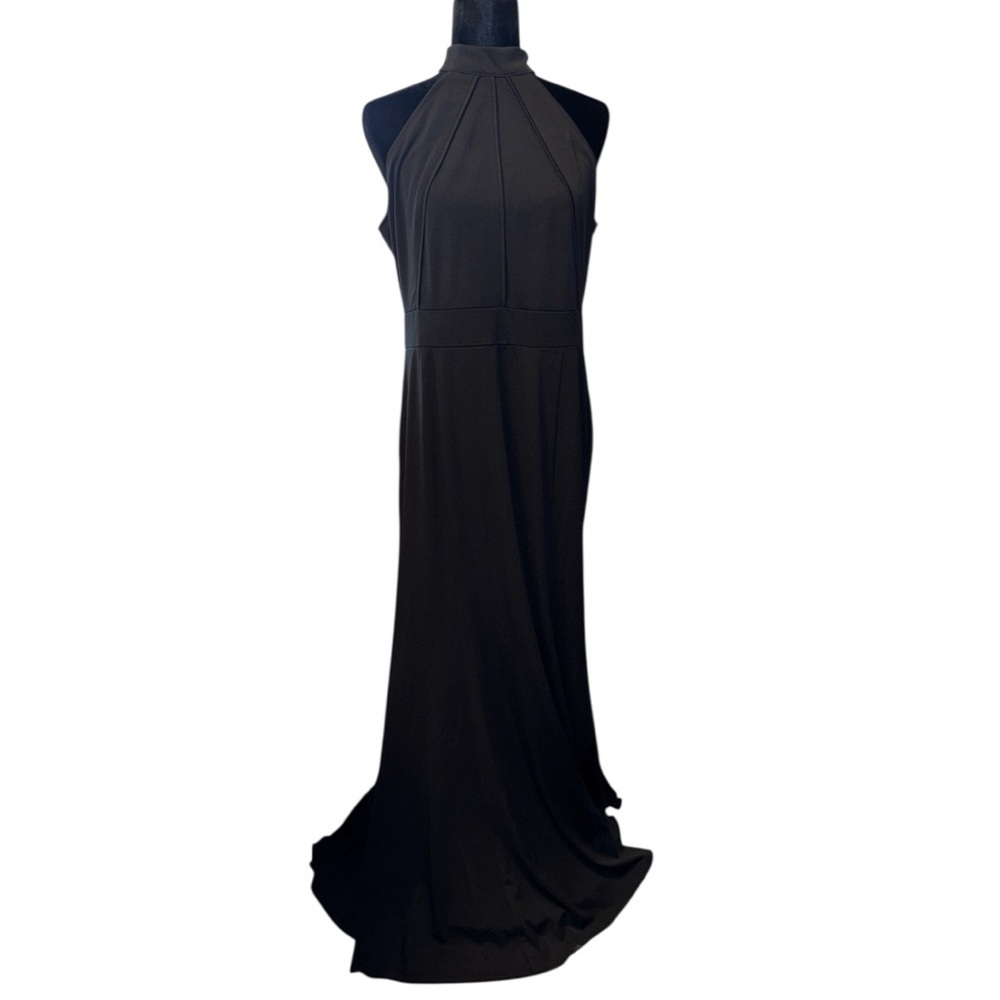 🆕Women's Elegant Halter Neck Sleeveless Mermaid Long Evening Dress - Picture 2 of 14